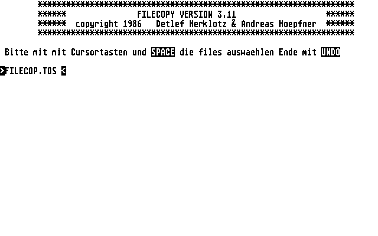 Filecopy atari screenshot